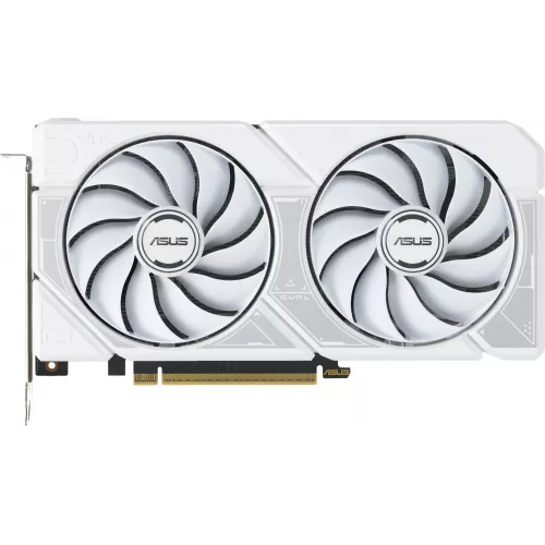 Видеокарта Asus PCI-E 5.0 DUAL-RTX5060TI-O16G-WHITE NVIDIA GeForce RTX 5060TI 16Gb 128bit GDDR7 2602/28000 HDMIx1 DPx3 HDCP Ret