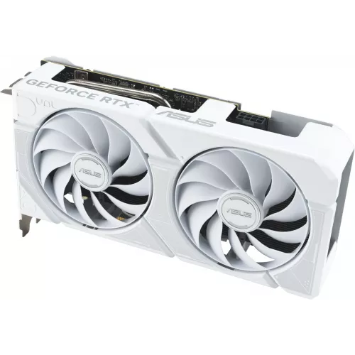 Видеокарта Asus PCI-E 5.0 DUAL-RTX5060TI-O16G-WHITE NVIDIA GeForce RTX 5060TI 16Gb 128bit GDDR7 2602/28000 HDMIx1 DPx3 HDCP Ret
