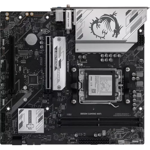 Материнская плата MSI B850M GAMING WIFI Socket AM5 AMD B850 2xDDR5 mATX AC`97 8ch(7.1) 2.5Gg RAID+HDMI+DP