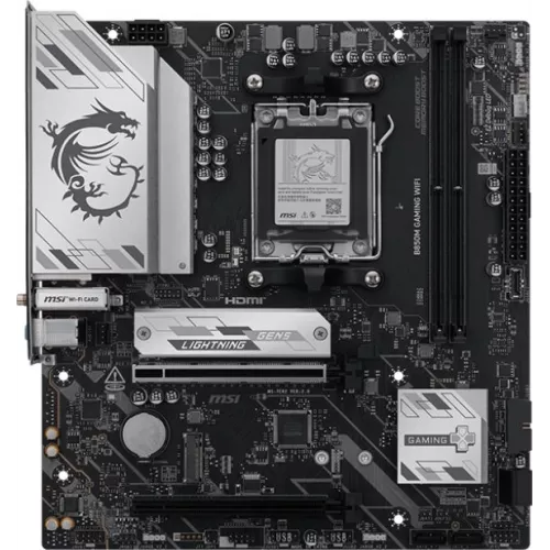 Материнская плата MSI B850M GAMING WIFI Socket AM5 AMD B850 2xDDR5 mATX AC`97 8ch(7.1) 2.5Gg RAID+HDMI+DP