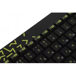 Клавиатура + мышь Logitech MK240 клав:черный/желтый мышь:черный/желтый USB беспроводная slim Multimedia (920-008198)
