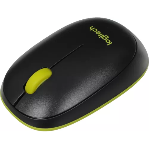 Клавиатура + мышь Logitech MK240 клав:черный/желтый мышь:черный/желтый USB беспроводная slim Multimedia (920-008198)