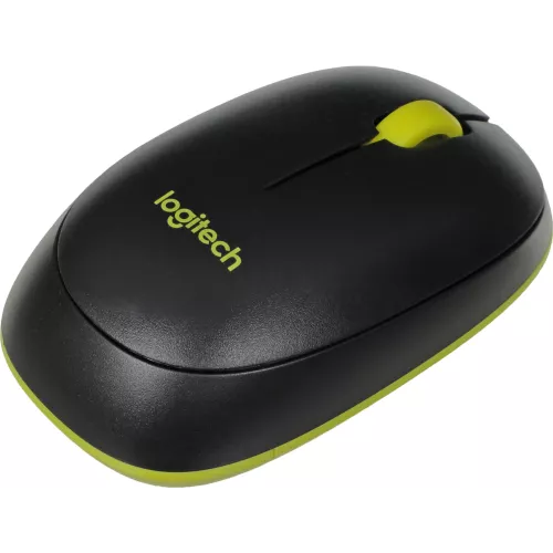 Клавиатура + мышь Logitech MK240 клав:черный/желтый мышь:черный/желтый USB беспроводная slim Multimedia (920-008198)