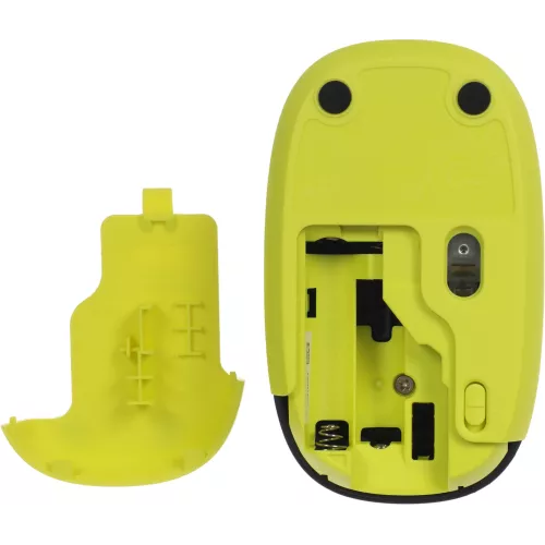 Клавиатура + мышь Logitech MK240 клав:черный/желтый мышь:черный/желтый USB беспроводная slim Multimedia (920-008198)