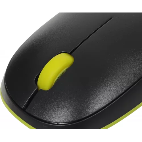 Клавиатура + мышь Logitech MK240 клав:черный/желтый мышь:черный/желтый USB беспроводная slim Multimedia (920-008198)