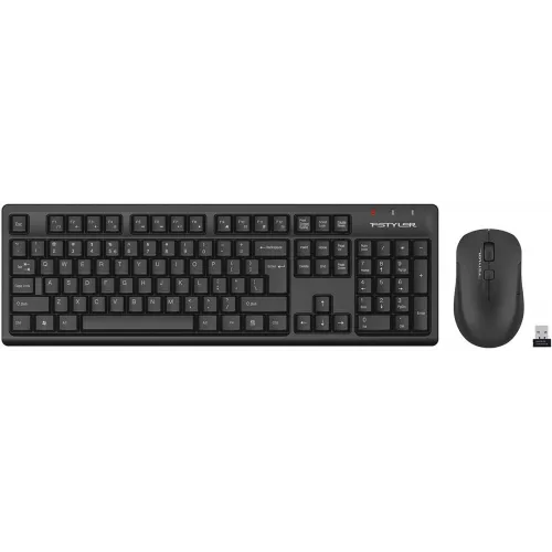 Клавиатура + мышь A4Tech Fstyler FG1200S клав:черный мышь:черный USB беспроводная Multimedia