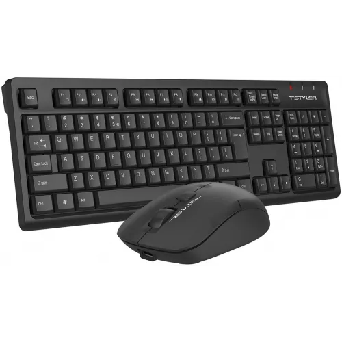 Клавиатура + мышь A4Tech Fstyler FG1200S клав:черный мышь:черный USB беспроводная Multimedia