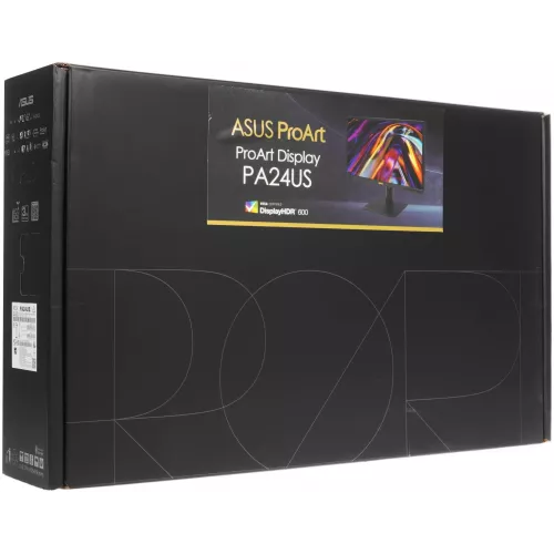 Монитор Asus 23.6" ProArt PA24US черный IPS LED 16:9 HDMI M/M матовая HAS Piv 600cd 178гр/178гр 3840x2160 60Hz DP Quad 4K (2160p) USB 6кг
