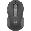 Мышь Logitech M650 L черный оптическая 4000dpi silent беспров. BT/Radio USB 5but (910-006350)