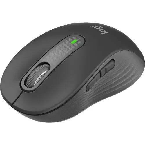 Мышь Logitech M650 L черный оптическая 4000dpi silent беспров. BT/Radio USB 5but (910-006350)