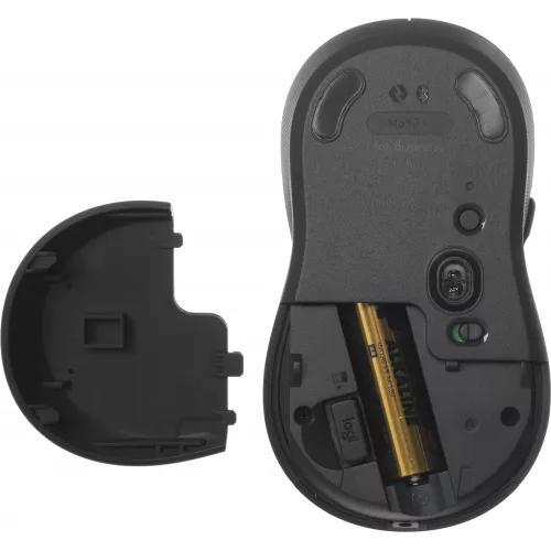 Мышь Logitech M650 L черный оптическая 4000dpi silent беспров. BT/Radio USB 5but (910-006350)