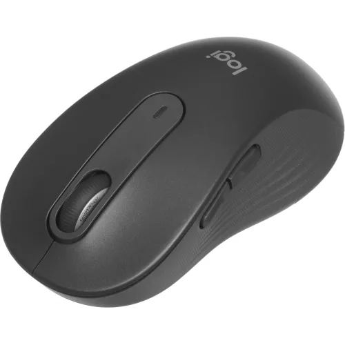 Мышь Logitech M650 L черный оптическая 4000dpi silent беспров. BT/Radio USB 5but (910-006350)