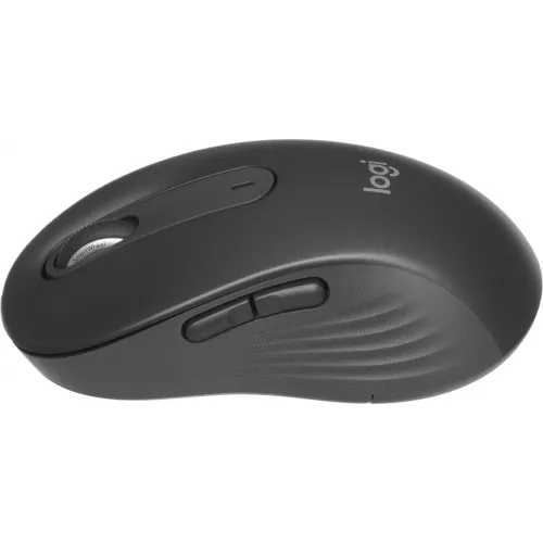 Мышь Logitech M650 L черный оптическая 4000dpi silent беспров. BT/Radio USB 5but (910-006350)