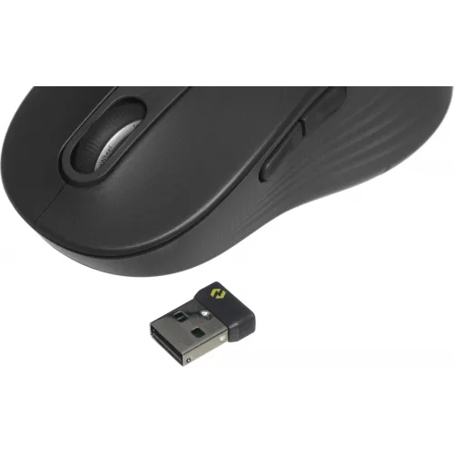 Мышь Logitech M650 L черный оптическая 4000dpi silent беспров. BT/Radio USB 5but (910-006350)