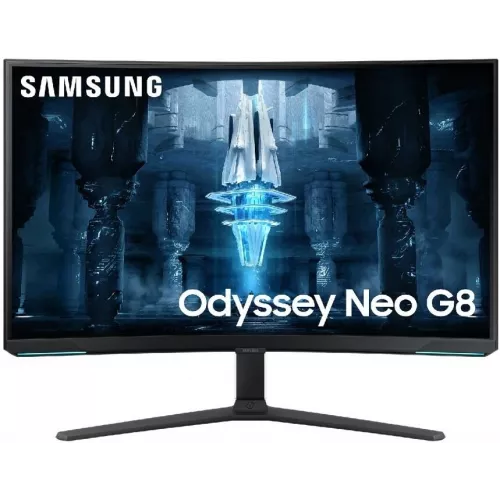 Монитор Samsung 32" Odyssey Neo G8 S32BG850NMXUE белый VA LED 16:9 HDMI полуматовая HAS Piv 1000000:1 350cd 178гр/178гр 3840x2160 240Hz FreeSync Premium Pro DP 4K USB 8.9кг