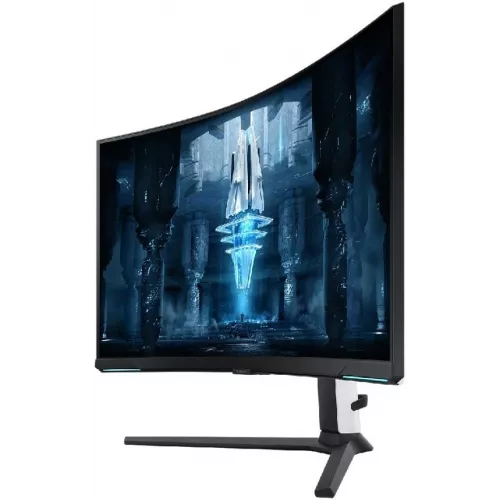 Монитор Samsung 32" Odyssey Neo G8 S32BG850NMXUE белый VA LED 16:9 HDMI полуматовая HAS Piv 1000000:1 350cd 178гр/178гр 3840x2160 240Hz FreeSync Premium Pro DP 4K USB 8.9кг