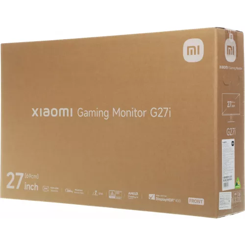 Монитор Xiaomi 27" Monitor G27i 2026 черный IPS LED 16:9 HDMI матовая 1000:1 400cd 178гр/178гр 1920x1080 200Hz FreeSync Premium DP FHD 3.9кг