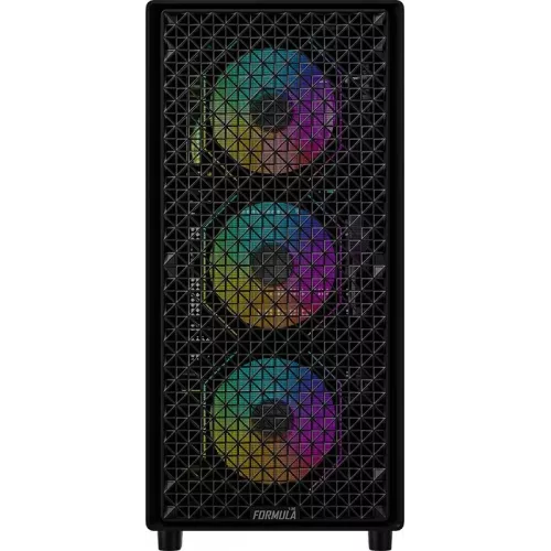 Корпус Formula Mana Dynamic AR черный без БП ATX 3x120mm 2x140mm 2xUSB3.0 audio bott PSU