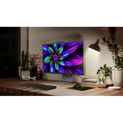 Монитор Philips 27" Brillance 27E3U7903 серый IPS LED 16:9 HDMI M/M Cam глянцевая HAS Piv 500cd 178гр/178гр 5120x2880 70Hz 5K USB 8.1кг