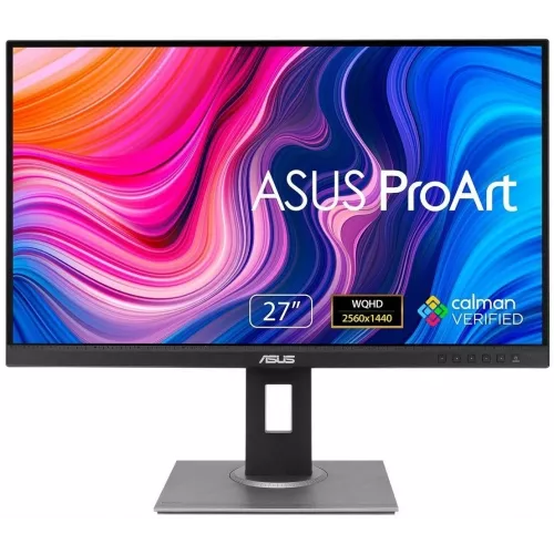 Монитор Asus 27" ProArt PA278QV черный IPS LED 4ms 16:9 DVI HDMI M/M матовая HAS Piv 350cd 178гр/178гр 2560x1440 75Hz DP 2K USB 7.56кг