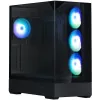 Корпус Zalman P40 Prism Plus черный без БП ATX 5x120mm 2xUSB3.0 audio bott PSU