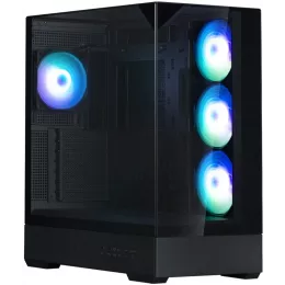 Корпус Zalman P40 Prism Plus черный без БП ATX 5x120mm 2xUSB3.0 audio bott PSU