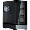 Корпус Zalman P40 Prism Plus черный без БП ATX 5x120mm 2xUSB3.0 audio bott PSU