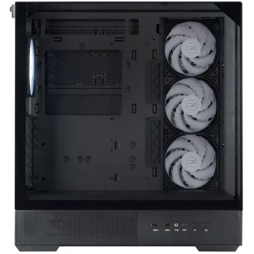 Корпус Zalman P40 Prism Plus черный без БП ATX 5x120mm 2xUSB3.0 audio bott PSU