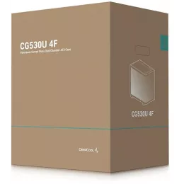 Корпус Deepcool CG530U 4F черный без БП ATX 6x120mm 4x140mm 2xUSB3.0 audio bott PSU