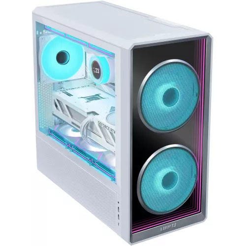 Корпус Lian-Li Lancool 217 Inf белый без БП ATX 7x120mm 3x140mm 2xUSB3.0 audio bott PSU