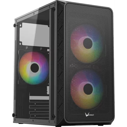 Корпус Formula Air Mesh G4 Plus AR черный без БП mATX 1xUSB2.0 1xUSB3.0 audio