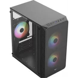 Корпус Formula Air Mesh G4 Plus AR черный без БП mATX 1xUSB2.0 1xUSB3.0 audio