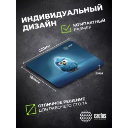 Коврик для мыши Cactus Bird 220x180x2мм (CS-MPC-P13XS)