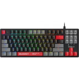Клавиатура A4Tech S310N механическая черный/красный USB Multimedia for gamer