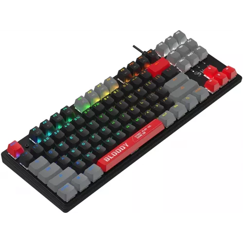 Клавиатура A4Tech S310N механическая черный/красный USB Multimedia for gamer