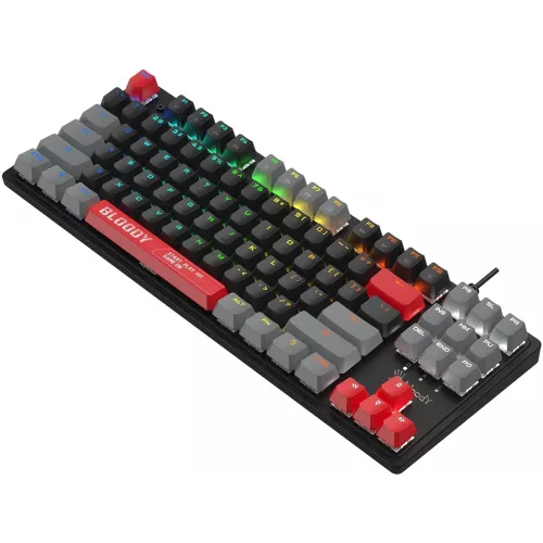 Клавиатура A4Tech S310N механическая черный/красный USB Multimedia for gamer