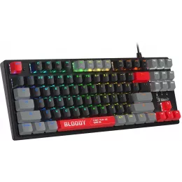 Клавиатура A4Tech S310N механическая черный/красный USB Multimedia for gamer