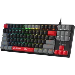 Клавиатура A4Tech S310N механическая черный/красный USB Multimedia for gamer