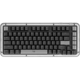 Клавиатура Logitech K75M механическая графитовый USB беспроводная BT/Radio Multimedia (подставка для запястий) (920-013299)
