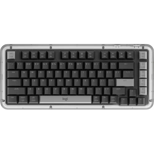 Клавиатура Logitech K75M механическая графитовый USB беспроводная BT/Radio Multimedia (подставка для запястий) (920-013299)