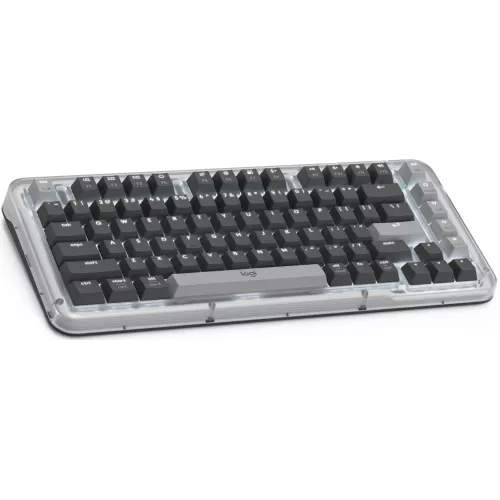 Клавиатура Logitech K75M механическая графитовый USB беспроводная BT/Radio Multimedia (подставка для запястий) (920-013299)