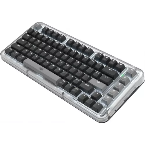 Клавиатура Logitech K75M механическая графитовый USB беспроводная BT/Radio Multimedia (подставка для запястий) (920-013299)