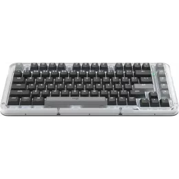 Клавиатура Logitech K75M механическая графитовый USB беспроводная BT/Radio Multimedia (подставка для запястий) (920-013299)