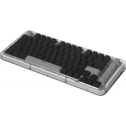 Клавиатура Logitech K75M механическая графитовый USB беспроводная BT/Radio Multimedia (подставка для запястий) (920-013299)