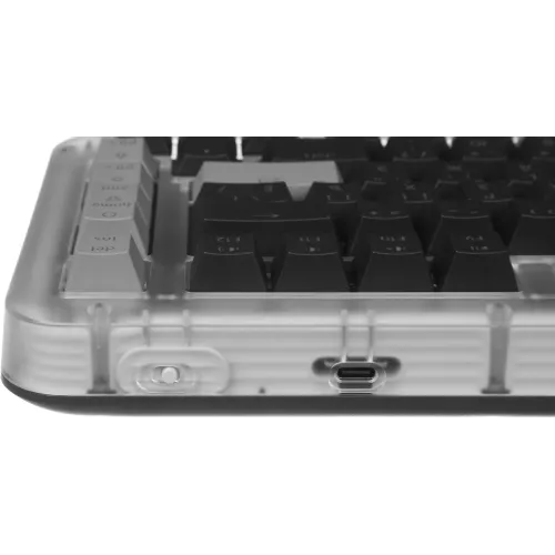 Клавиатура Logitech K75M механическая графитовый USB беспроводная BT/Radio Multimedia (подставка для запястий) (920-013299)