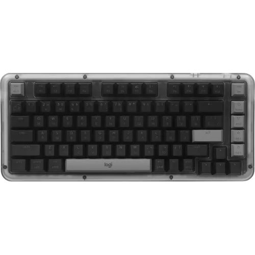 Клавиатура Logitech K75M механическая графитовый USB беспроводная BT/Radio Multimedia (подставка для запястий) (920-013299)