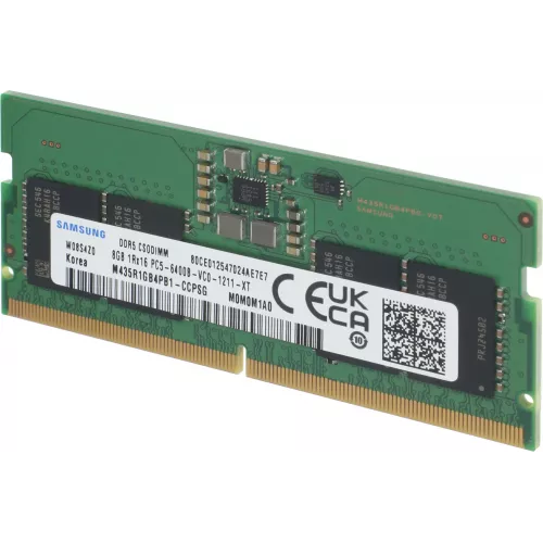 Память DDR5 8GB 6400MHz Samsung M435R1GB4PB1-CCPSG OEM PC5-51200 CL52 SO-DIMM 262-pin 1.1В single rank OEM