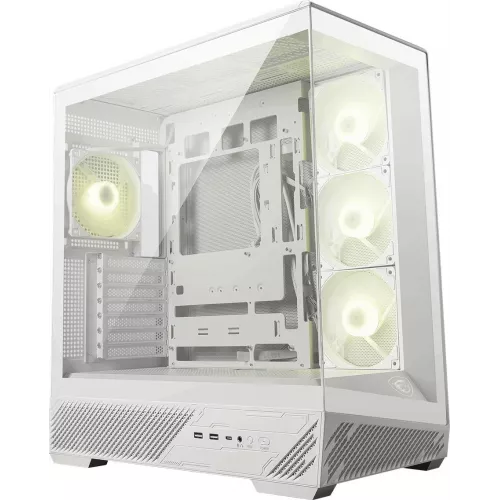Корпус MSI MAG Pano 130R PZ белый без БП ATX 6x120mm 2x140mm 2xUSB3.0 audio AirDuct bott PSU