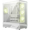Корпус MSI MAG Pano 130R PZ белый без БП ATX 6x120mm 2x140mm 2xUSB3.0 audio AirDuct bott PSU