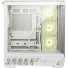 Корпус MSI MAG Pano 130R PZ белый без БП ATX 6x120mm 2x140mm 2xUSB3.0 audio AirDuct bott PSU